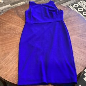 Vince Camuto Vibrant Blue Crepe Dress